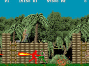 M.I.A.: Missing in Action for Arcade - Use the flame thrower to take out enemies.