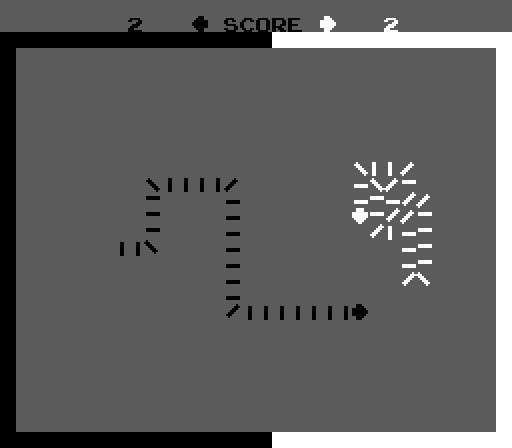 Dominos Arcade Screenshot: It is now tied.