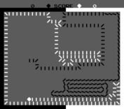 Dominos for Arcade - When a player crashes the dominos all fall down.