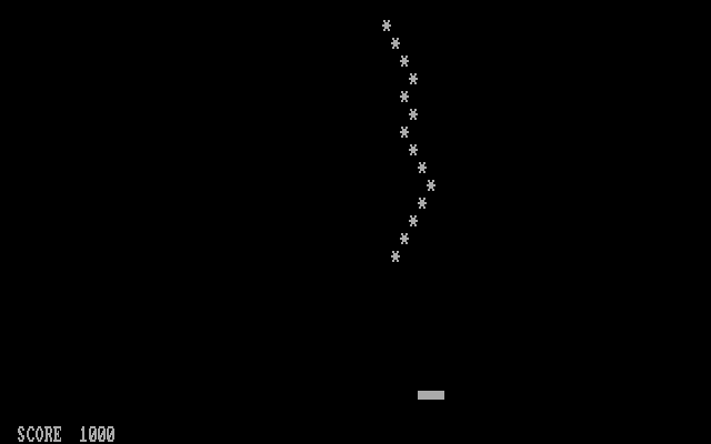 Missle Strike IBM PC/Compatibles Screenshot: The next missile arriving...