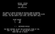 Missle Strike for IBM PC/Compatibles - Game introduction and instructions.