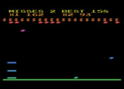 Avalanche for Atari 8-bit - Missed another rock!