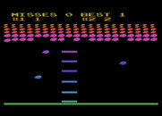 Avalanche for Atari 8-bit - Game start.