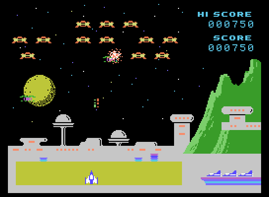 Spectron ColecoVision Screenshot: On to round two...