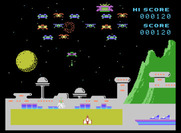 Spectron for ColecoVision - Blasting invaders.