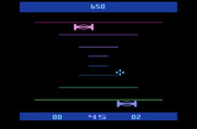 The Challenge of...NEXAR for Atari 2600 - Game over.
