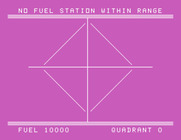 Moonbeam Express for TI-99/4A - There's no fuel station here...