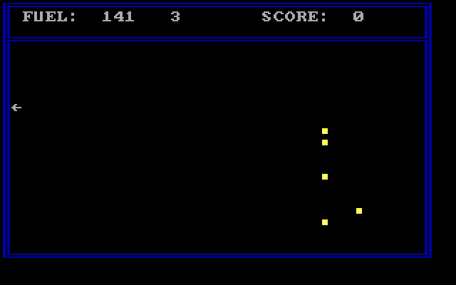 Zap'em IBM PC/Compatibles Screenshot: The game begins...