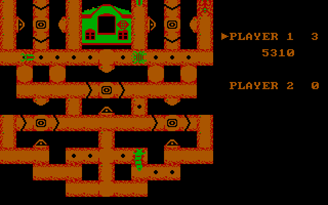 Changes IBM PC/Compatibles Screenshot: The paths change slightly after you cross those circle markers.