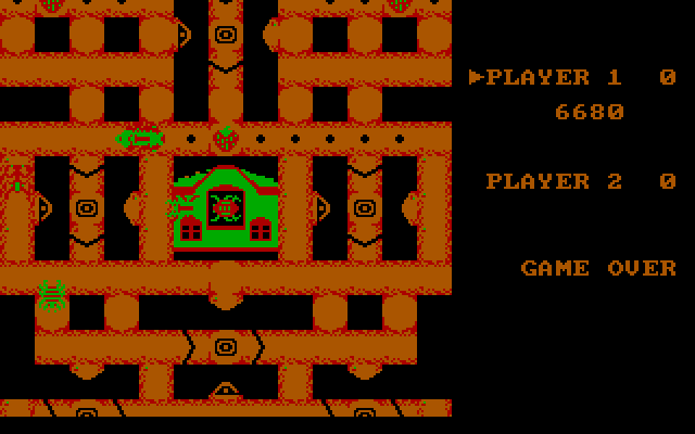 Changes IBM PC/Compatibles Screenshot: An opponent got me! Game over.