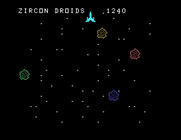 Astromania for TI-99/4A - Zircon Droids approaching!