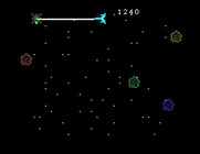 Astromania for TI-99/4A - Blast the droid before it blasts you!