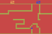 Surround for Atari 2600 - With some game variations there are no side walls so you can wrap around the screen.