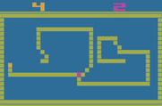 Surround for Atari 2600 - Player two has crashed!