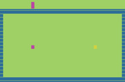 Surround for Atari 2600 - Starting screen; select a game option then begin!