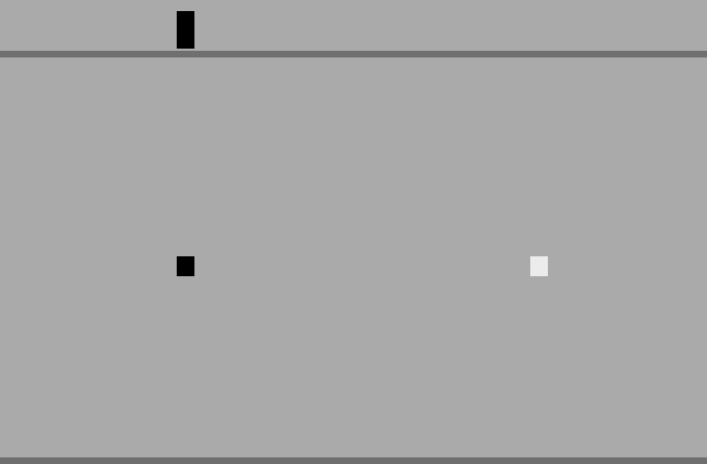 Surround Atari 2600 Screenshot: Starting screen; select a game option then begin!
