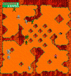 Krull for Arcade - Area 3; help my team and then a hexagon appears where I need to lead them to.