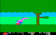 BC's Quest for Tires for IBM PC/Compatibles - Duck under the branches.