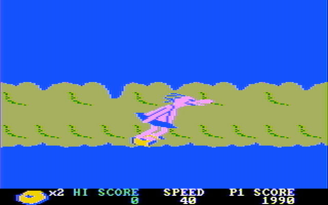BC's Quest for Tires IBM PC/Compatibles Screenshot: In the cave; jump and duck obstacles here...