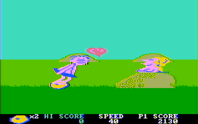 BC's Quest for Tires IBM PC/Compatibles Screenshot: Level complete!