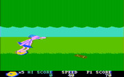 BC's Quest for Tires for IBM PC/Compatibles - In the forest you'll need to jump over logs...