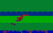 BC's Quest for Tires for IBM PC/Compatibles - Jumping over a log.