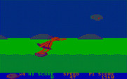 BC's Quest for Tires for IBM PC/Compatibles - Avoid the boulders thrown at you by the volcano.