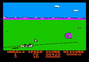 BC's Quest for Tires for Apple II - Crash! I didn't time my jump well...