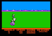 BC's Quest for Tires for Apple II - The bird carries me across the lava...