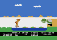 BC's Quest for Tires for Atari 8-bit - You need to enter the cave when the dinosaur isn't there...