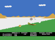 BC's Quest for Tires for Atari 8-bit - Crash! I didn't time my jumping carefully...