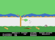 BC's Quest for Tires for Atari 8-bit - Smack! I crashed into a tree...