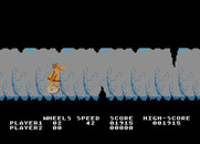 BC's Quest for Tires for Atari 8-bit - Starting the cave sequence...