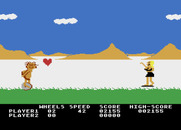 BC's Quest for Tires for Atari 8-bit - Level complete!