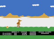 BC's Quest for Tires for Atari 8-bit - Game start.