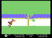 BC's Quest for Tires for ColecoVision - The second stage; duck under the tree branches!