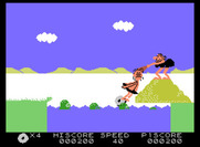 BC's Quest for Tires for ColecoVision - Smack! That hurts...