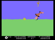 BC's Quest for Tires for ColecoVision - Timing is critical to get the doko bird to help you across the volcano...