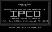XWing Fighter for IBM PC/Compatibles - IPCO logo.