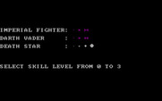 XWing Fighter for IBM PC/Compatibles - Select skill level.