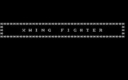 XWing Fighter for IBM PC/Compatibles - Title screen.