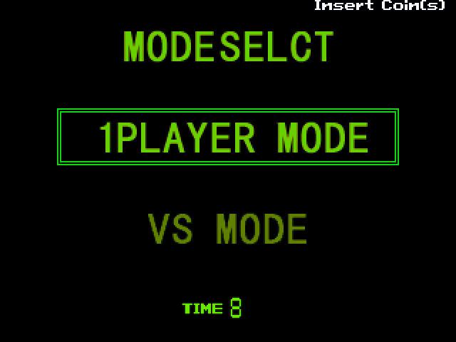 Gals Panic S: Extra Edition Arcade Screenshot: Mode select.