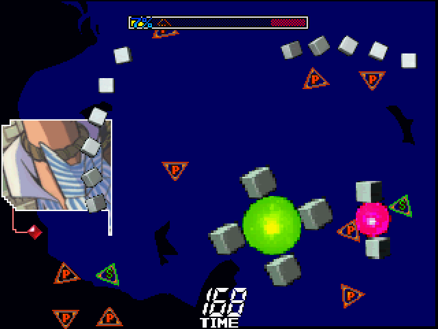 Gals Panic S: Extra Edition Arcade Screenshot: Each stage has a different opponent...