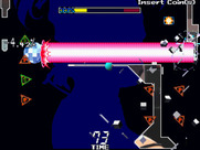 Gals Panic S: Extra Edition for Arcade - Don't get hit by that large laser!