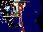 Gals Panic S: Extra Edition for Arcade - There's a lot to avoid on some stages...