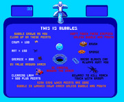Bubbles for Arcade - Game instructions.