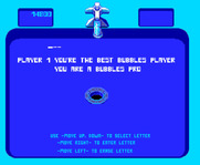 Bubbles for Arcade - A new high score.