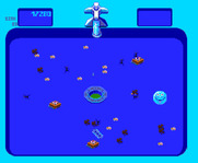 Bubbles for Arcade - Bubbles grows as he cleans up...