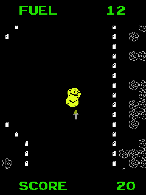Super Bug Arcade Screenshot: Following the arrow...