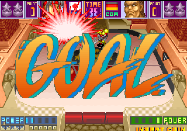 Slap Shot Arcade Screenshot: I scored!